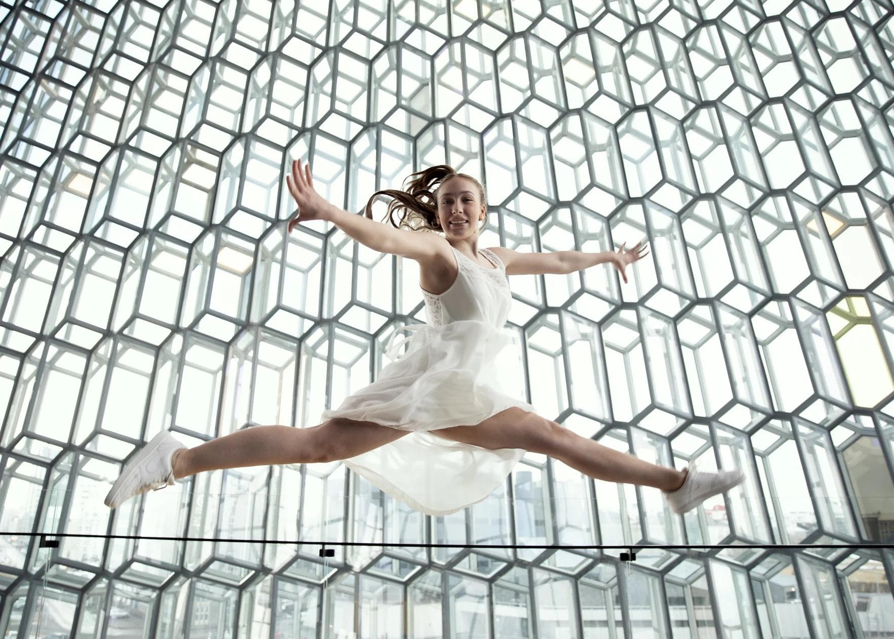 Myndatökur í Hörpu